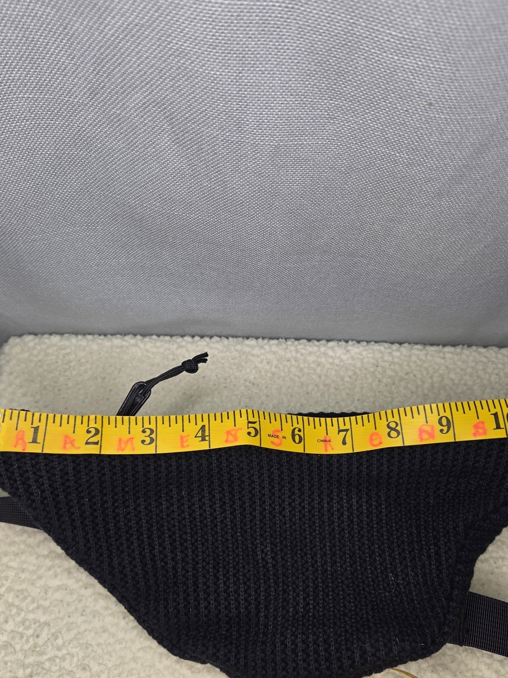 Supreme Black Knit Waist Bag - Supreme Logo OS - Picture 6 of 9